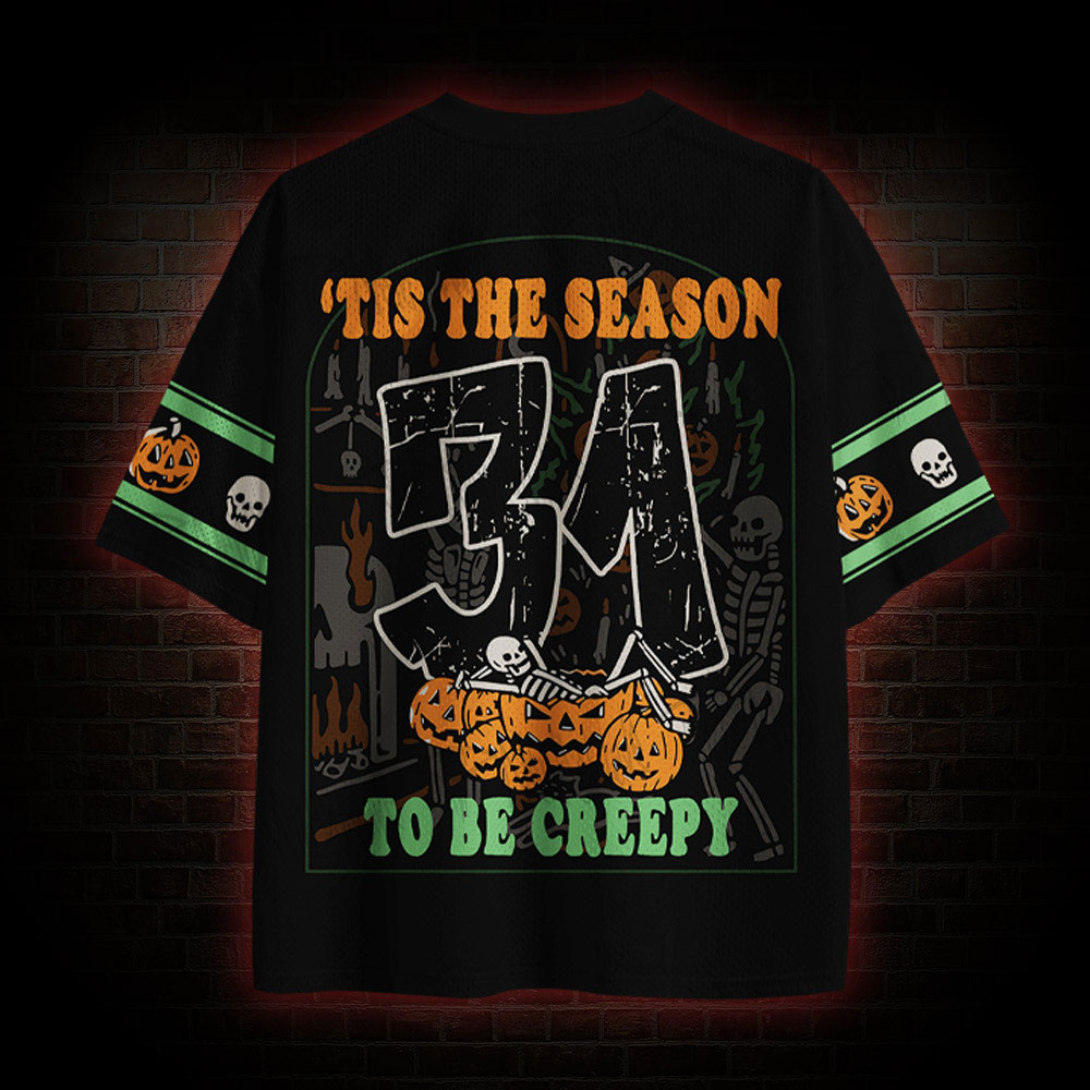 Tis The Season to be Creepy Mesh Jersey