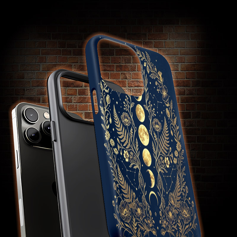 Celestial Moon Phase Phone Case