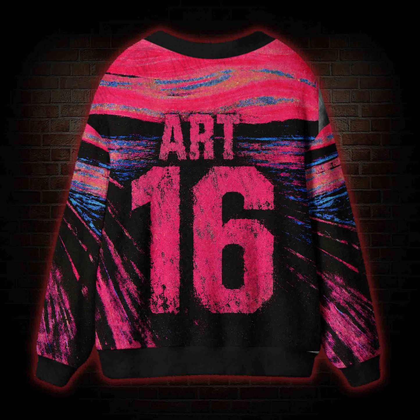 Art 16 Clown Cardigan Sweater