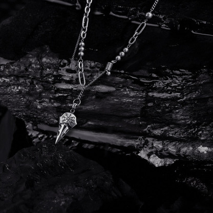 Raven Skull Necklace
