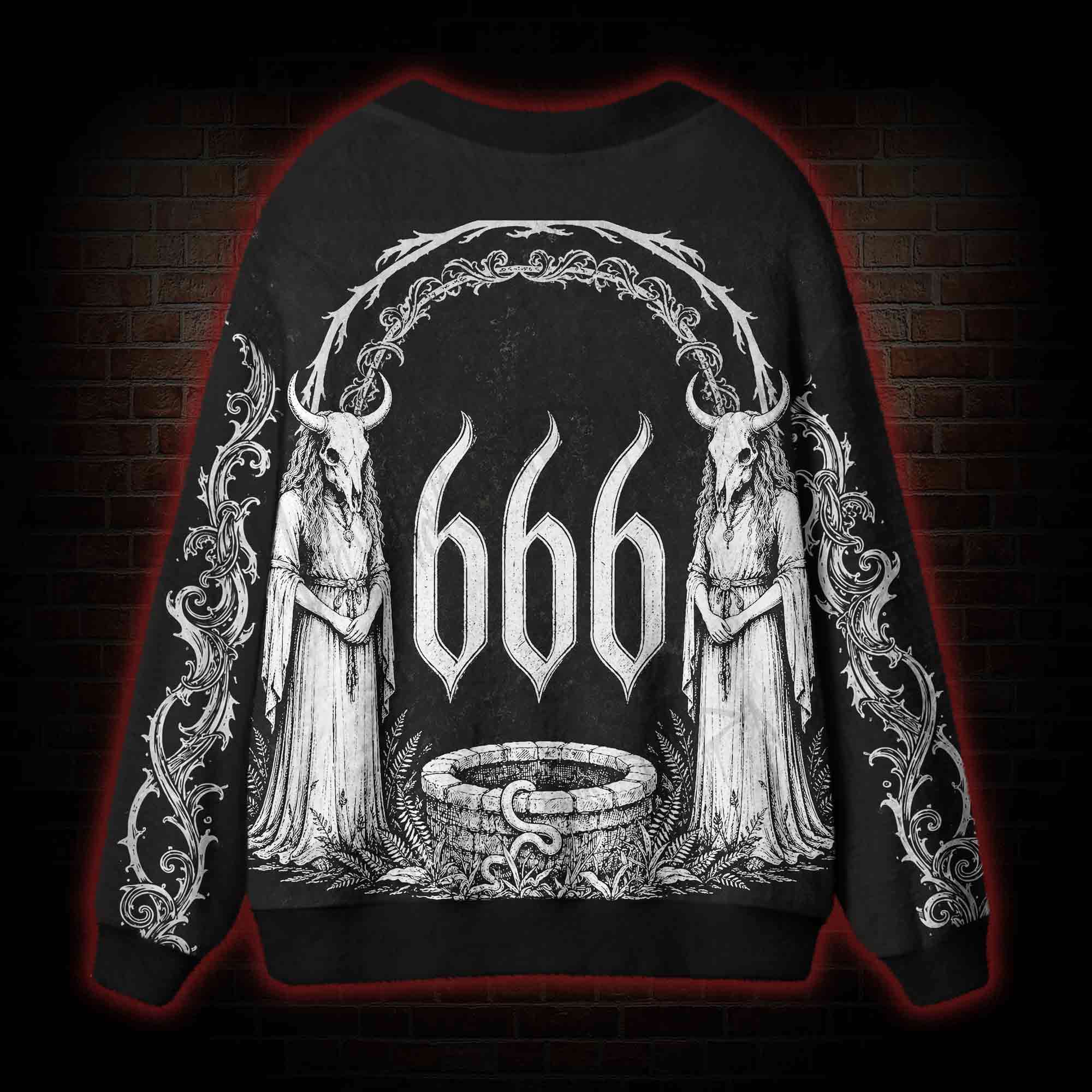 Occult Ritual Cardigan Sweater