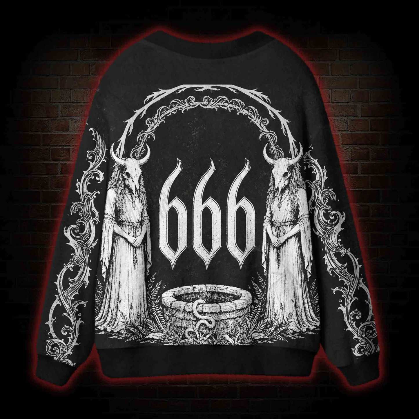 Occult Ritual Cardigan Sweater