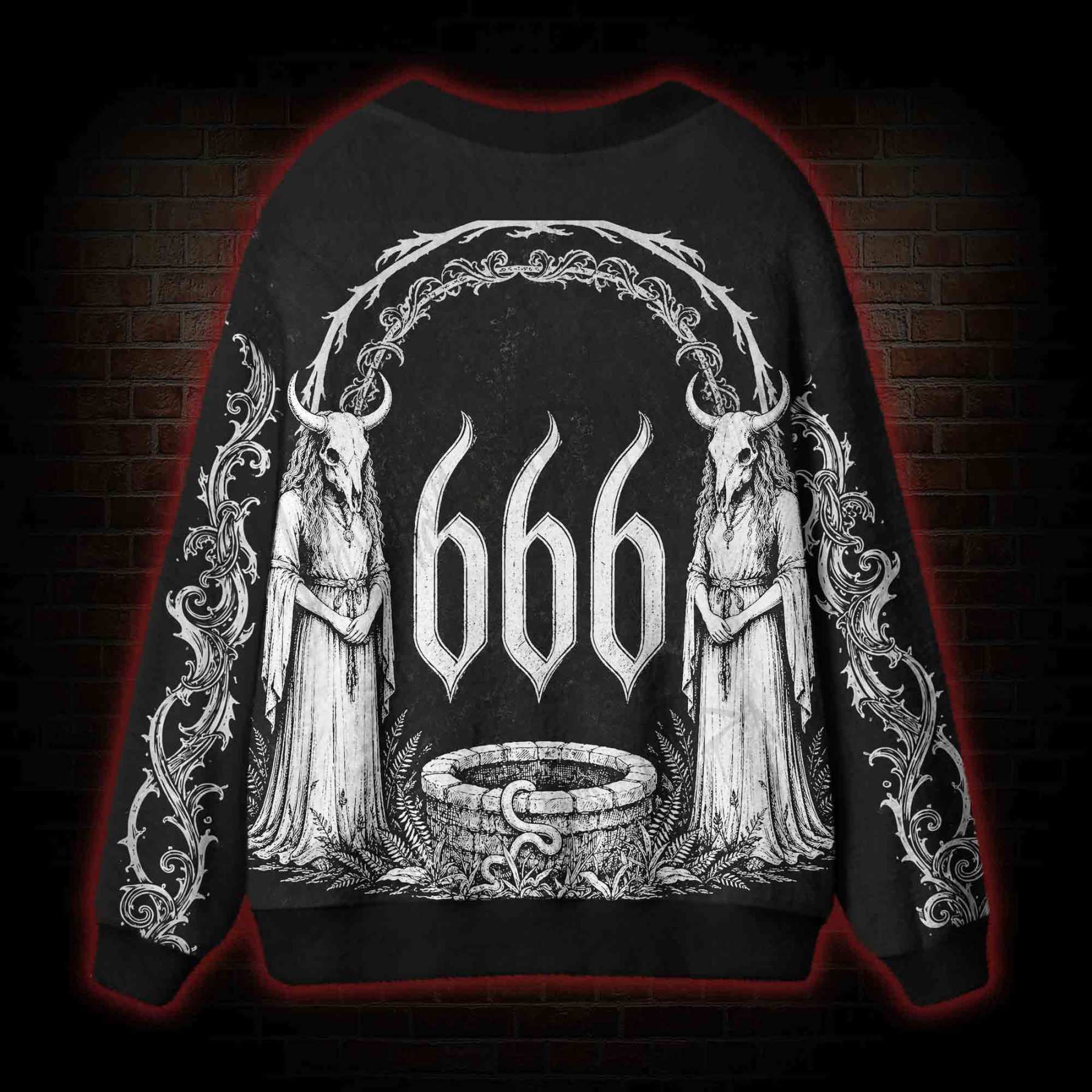 Occult Ritual Cardigan Sweater