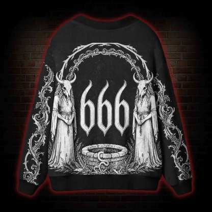 Occult Ritual Cardigan Sweater