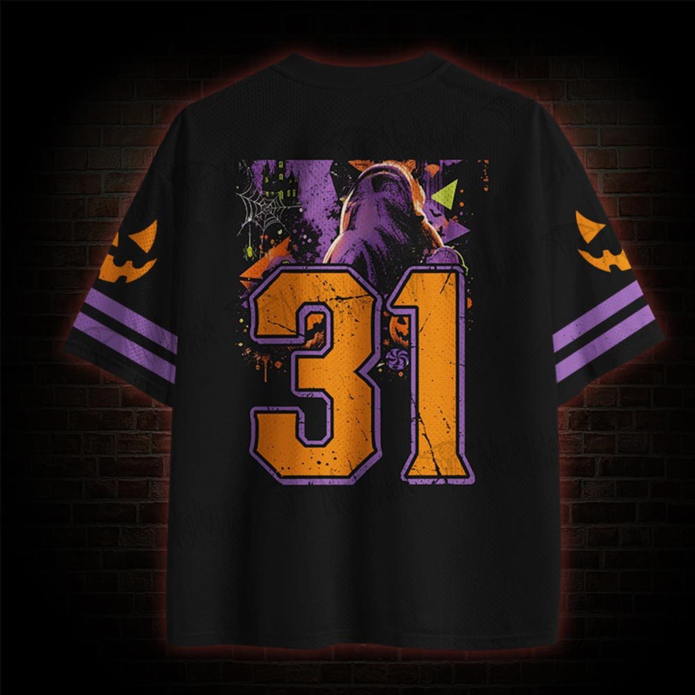 holloween rip Mesh Jersey