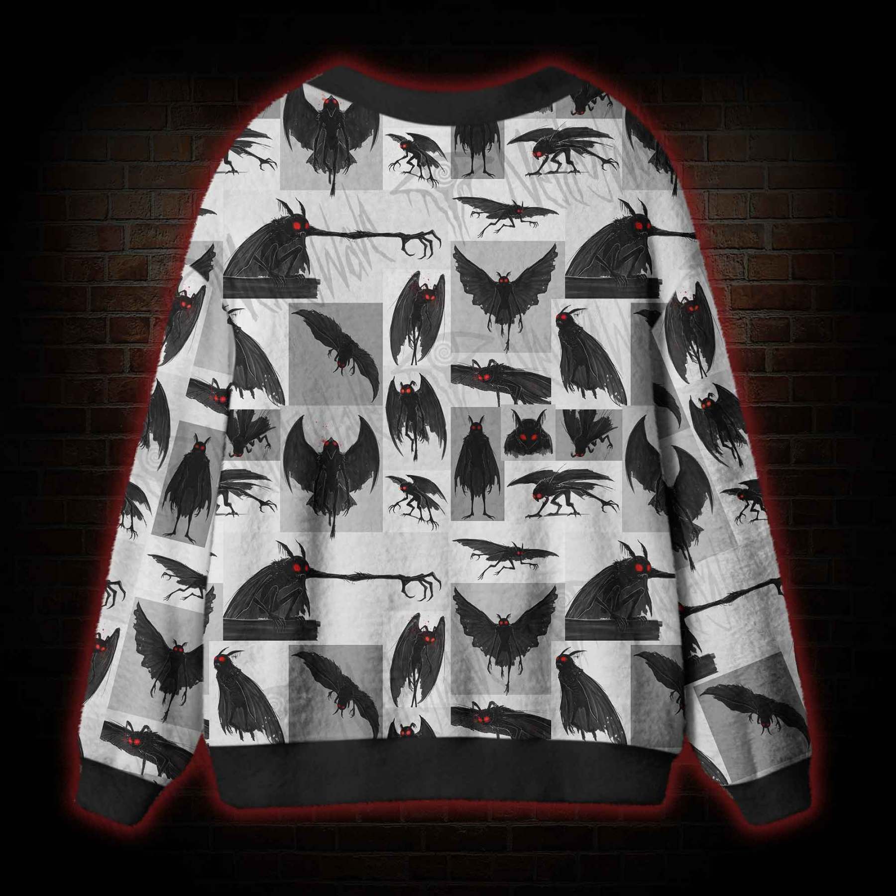 The Strange Mothman Cardigan Sweater