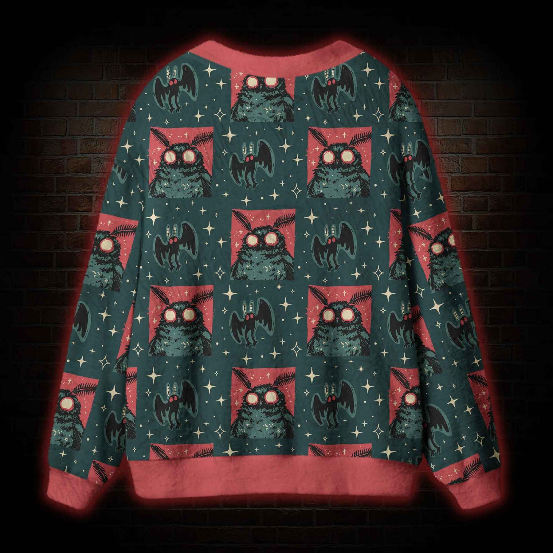 Mothman Cardigan Sweater