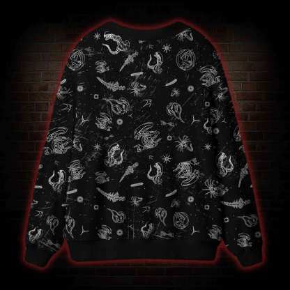 Aliens Cardigan Sweater