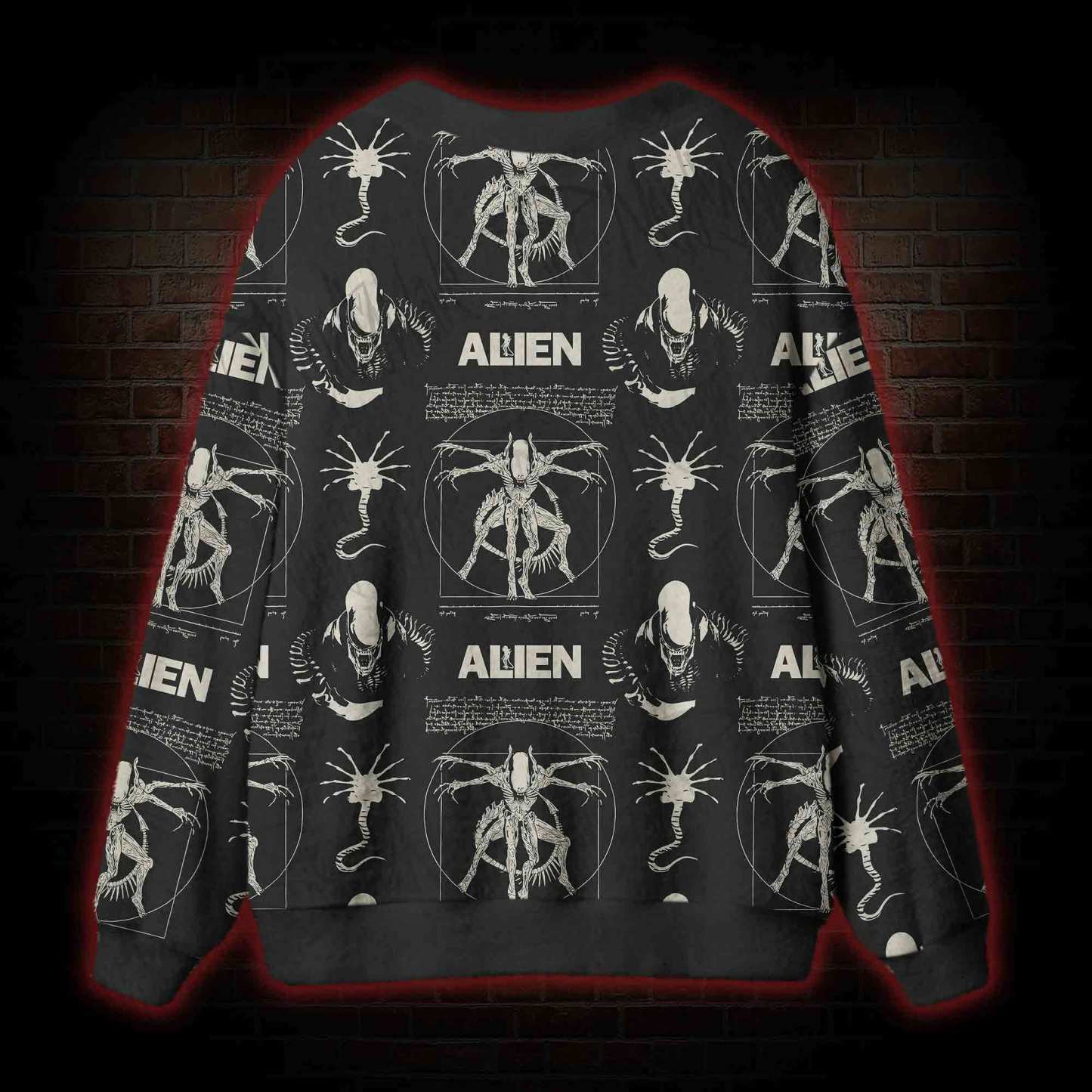 Alien Vintage Cardigan Sweater