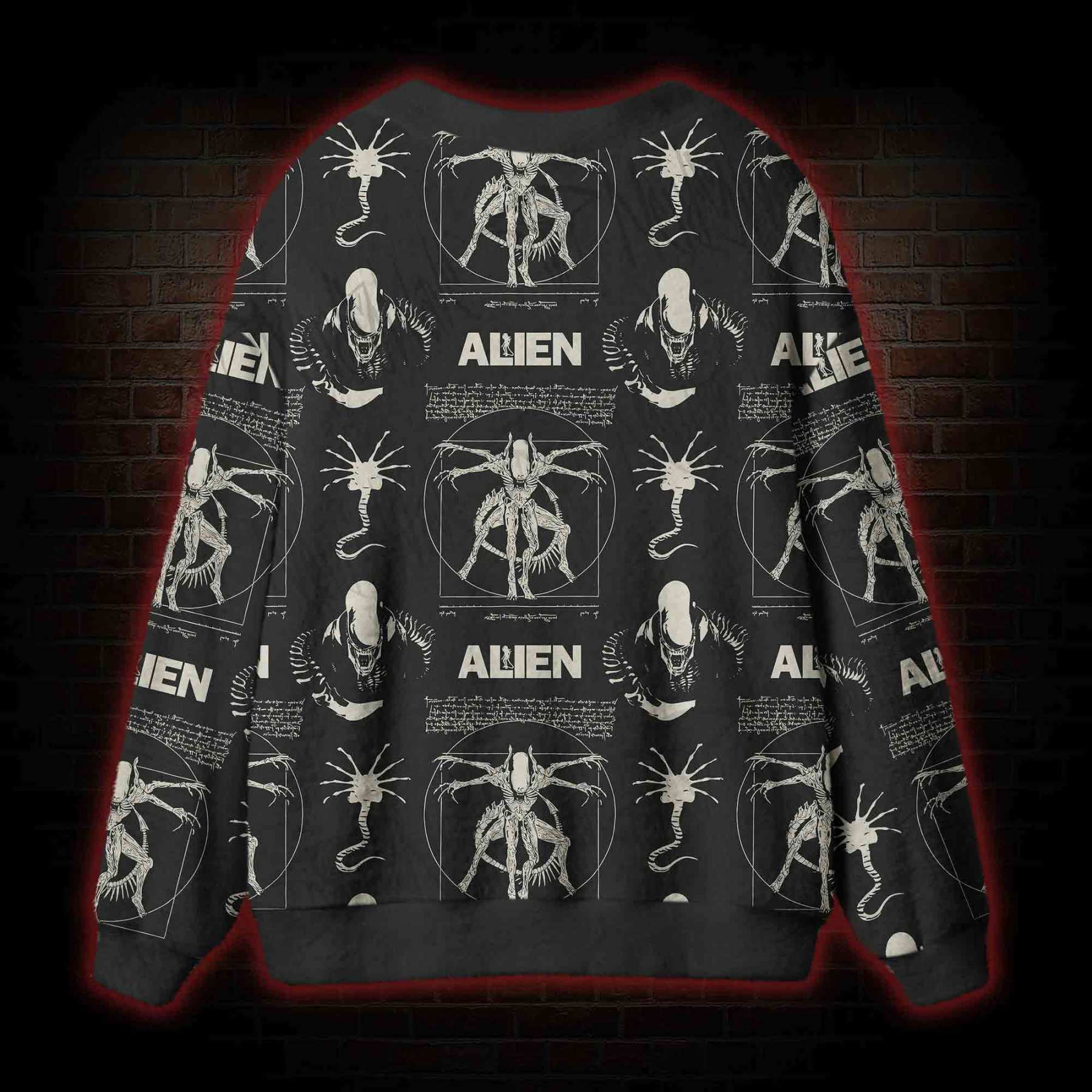 Alien Vintage Cardigan Sweater