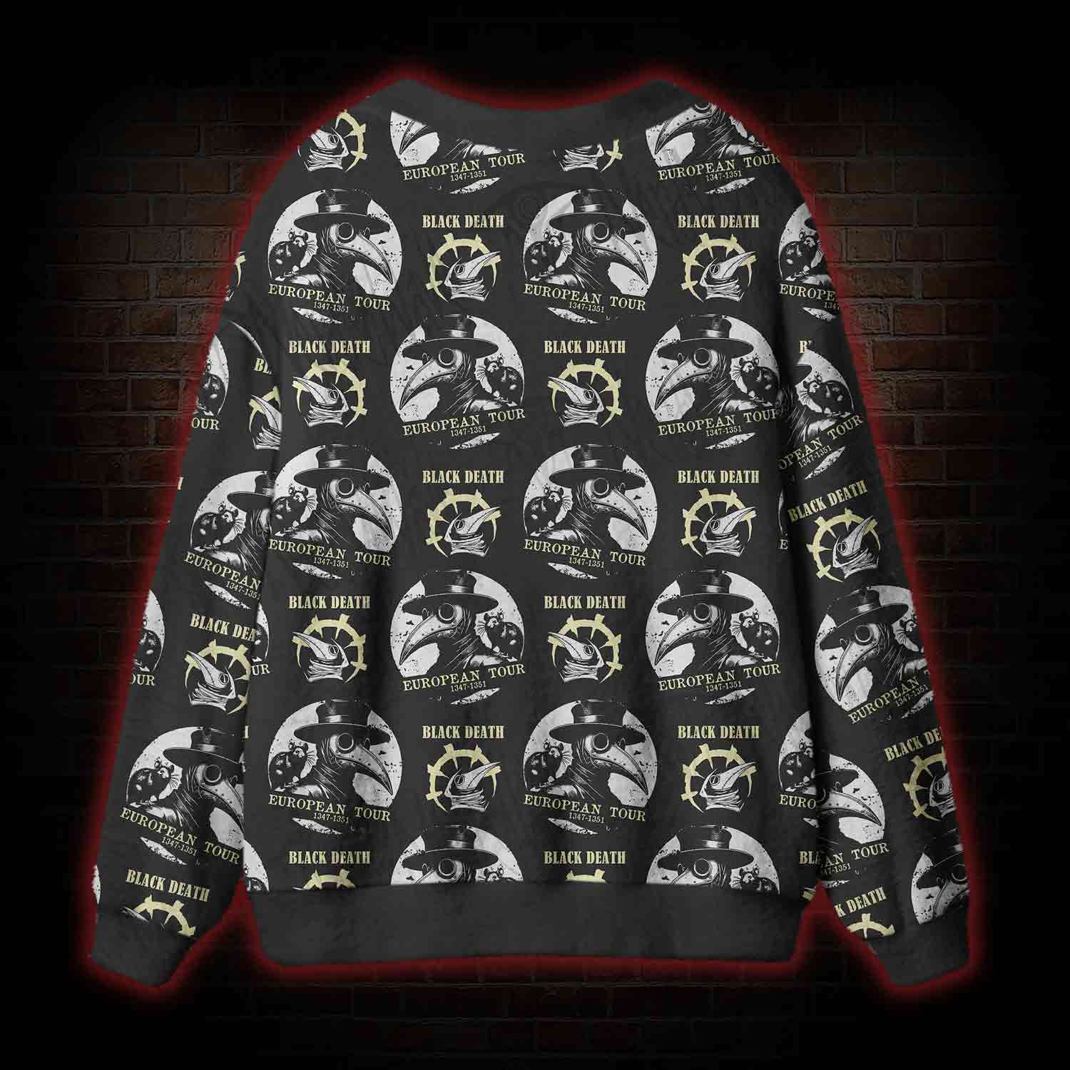 Black Death European Tour Cardigan Sweater