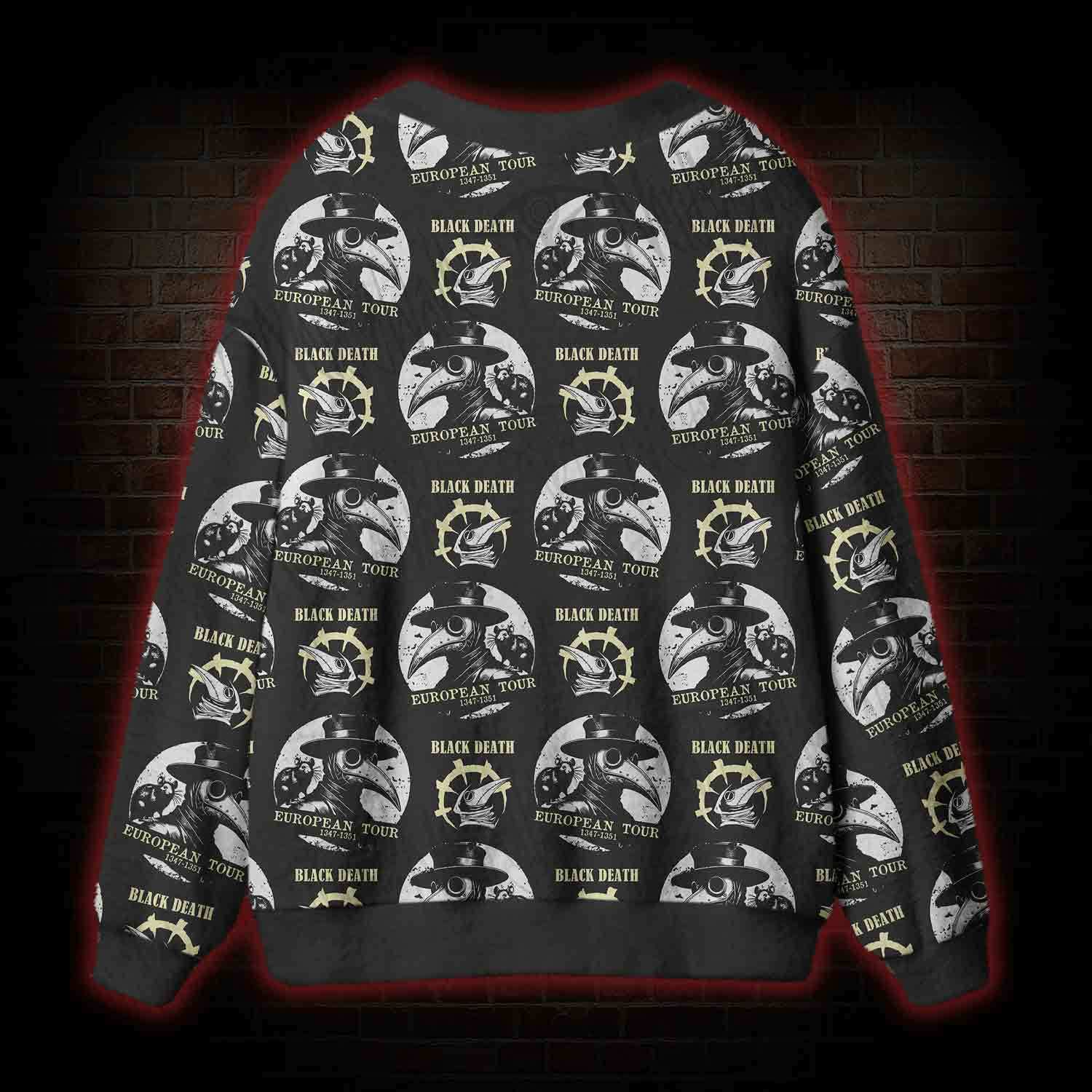 Black Death European Tour Cardigan Sweater