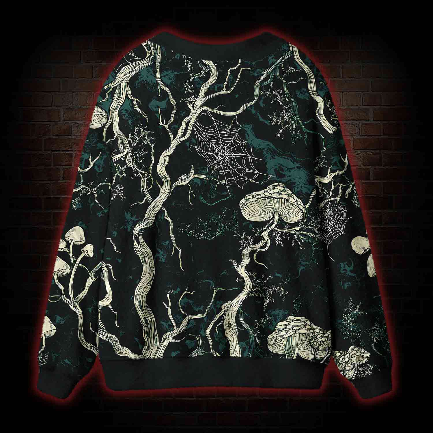 Mysterious Dark Forest Cardigan Sweater