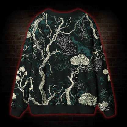 Mysterious Dark Forest Cardigan Sweater