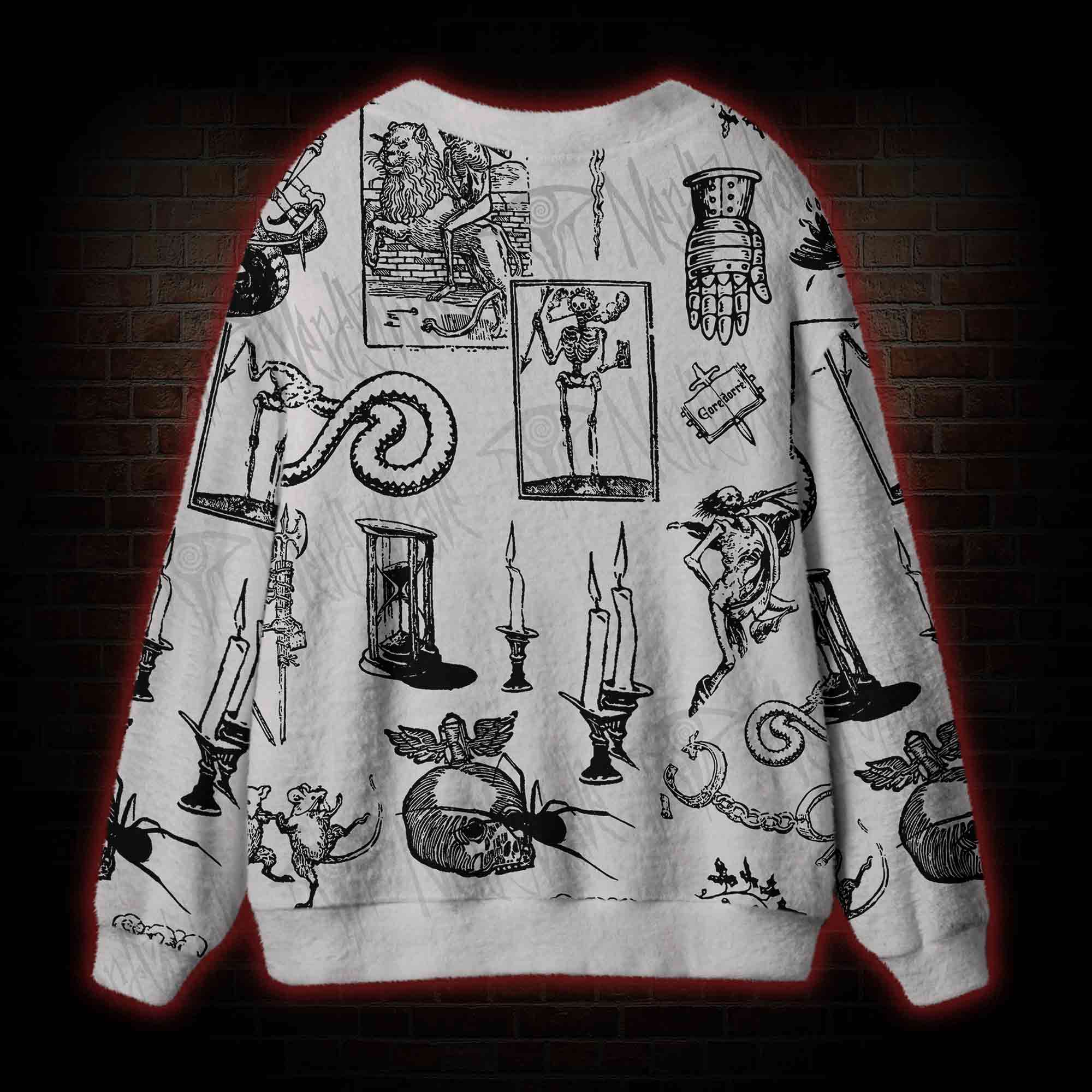 Weird Middle Ages Cardigan Sweater