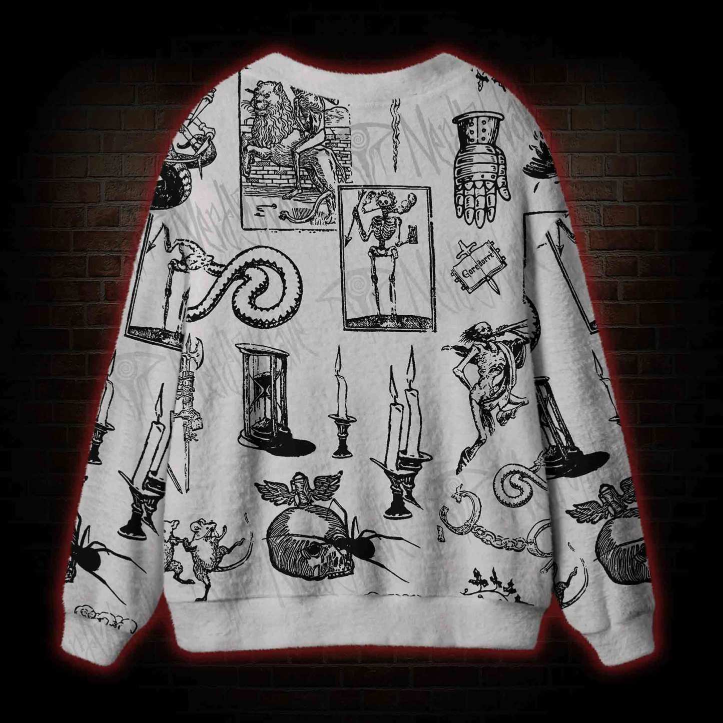 Weird Middle Ages Cardigan Sweater