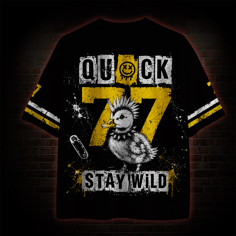 Punk Duck Stay Wild Mesh Jersey