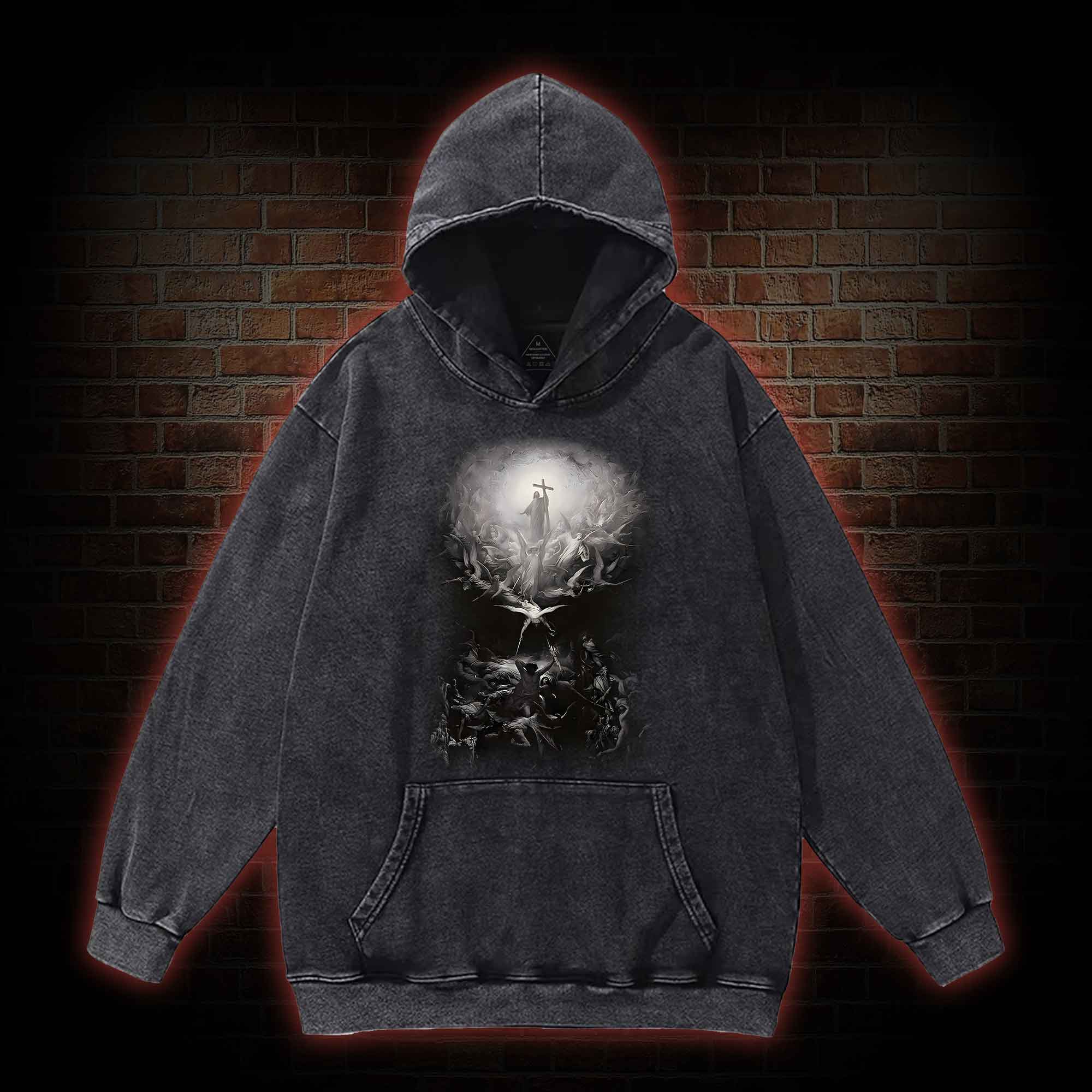 Dispel The Darkness Washed Hoodie