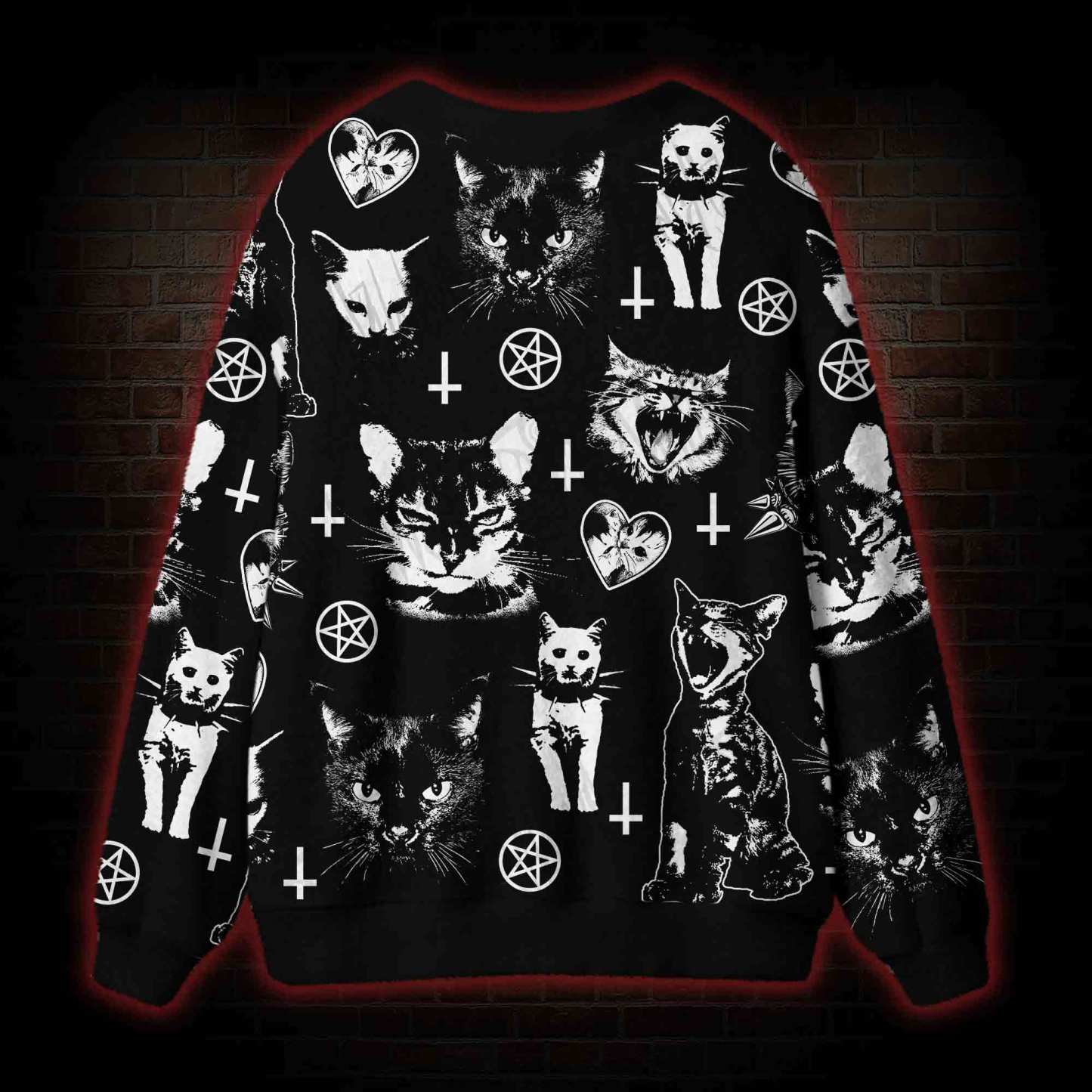 Cats Cardigan Sweater