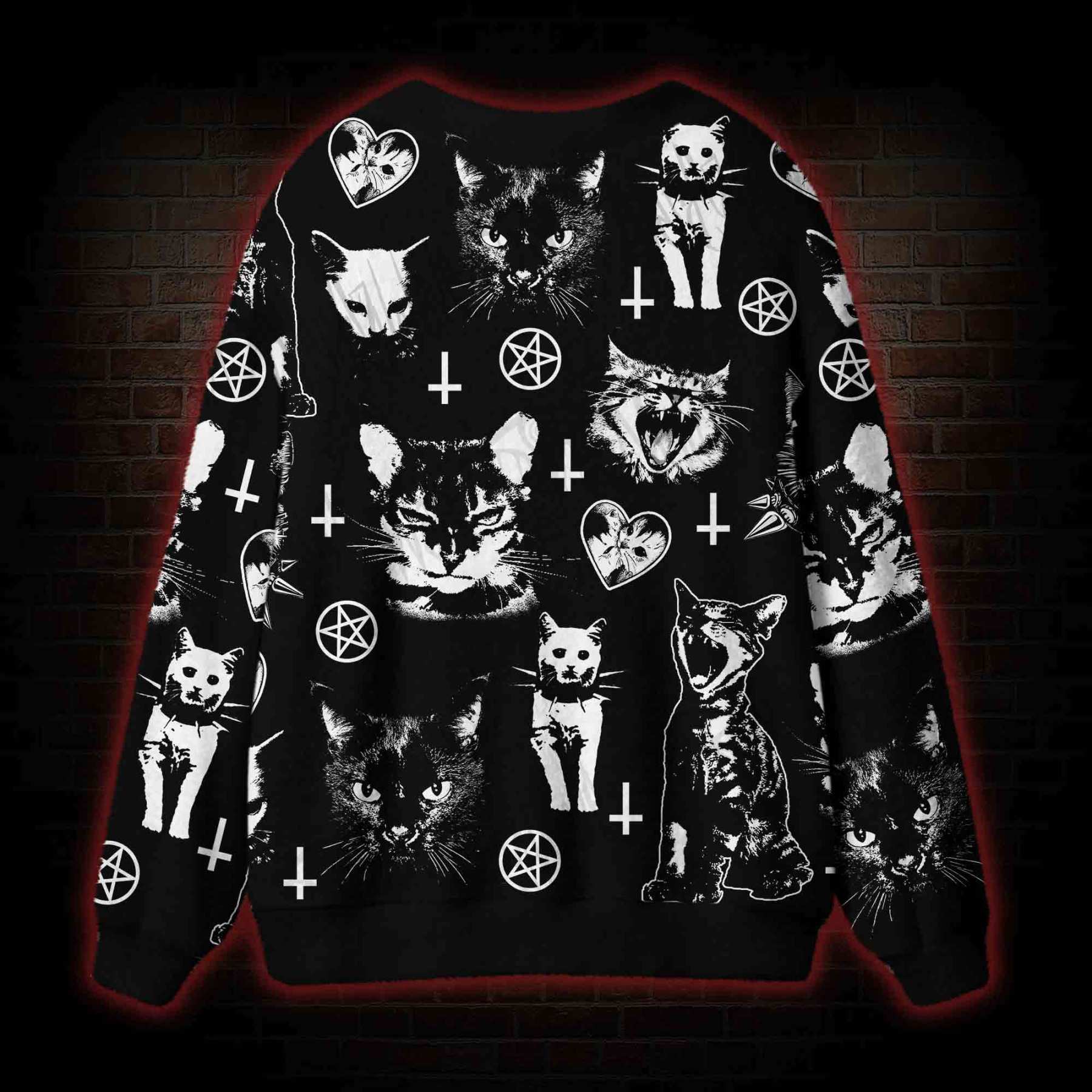 Cats Cardigan Sweater