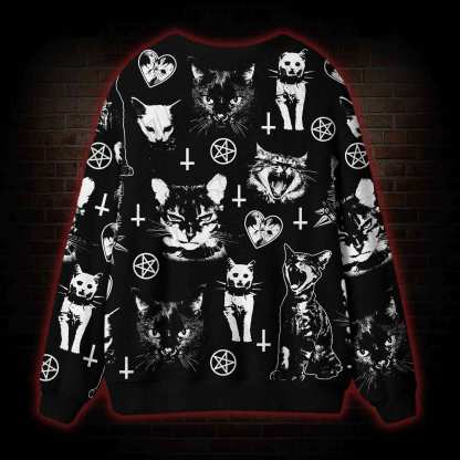 Cats Cardigan Sweater