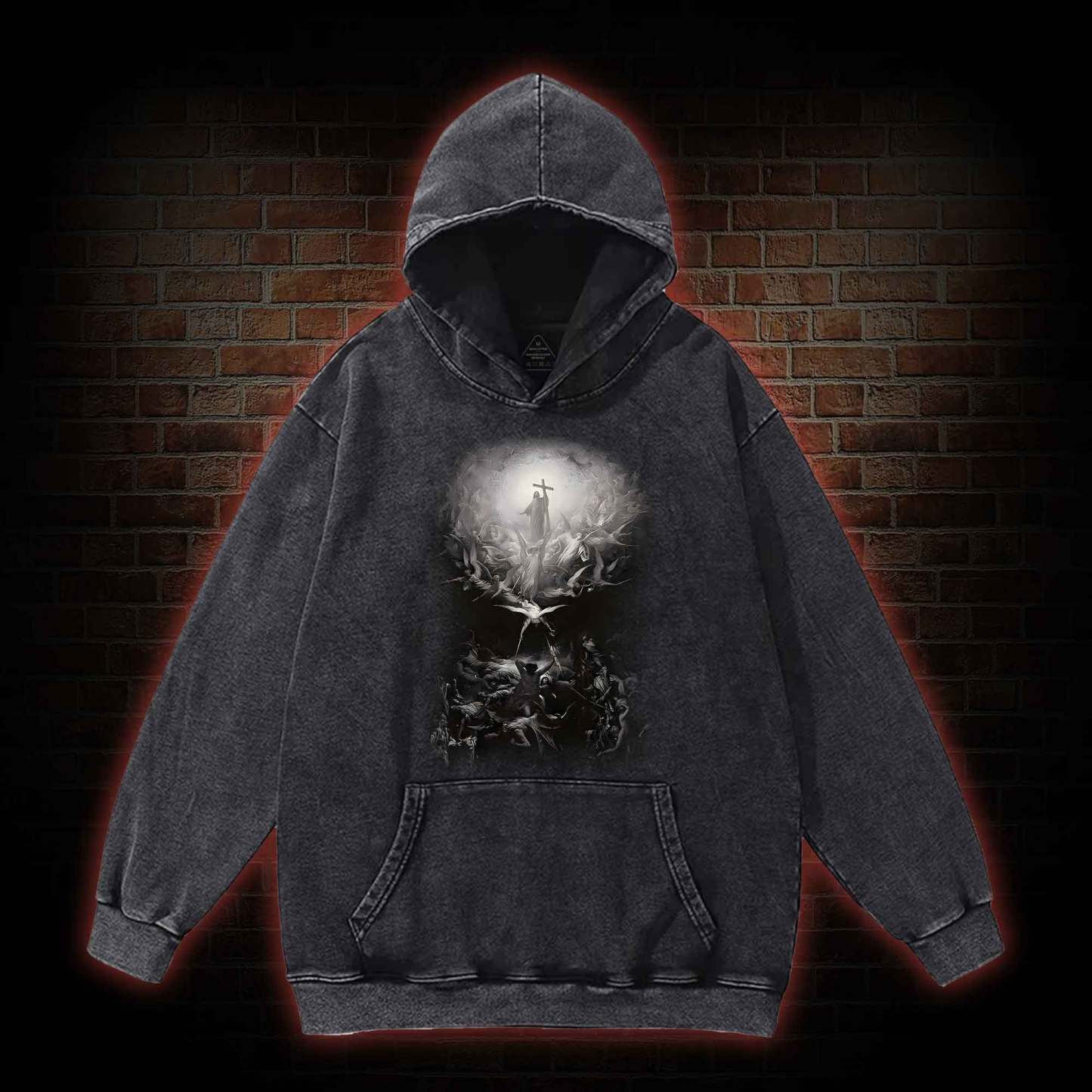 Dispel The Darkness Washed Hoodie