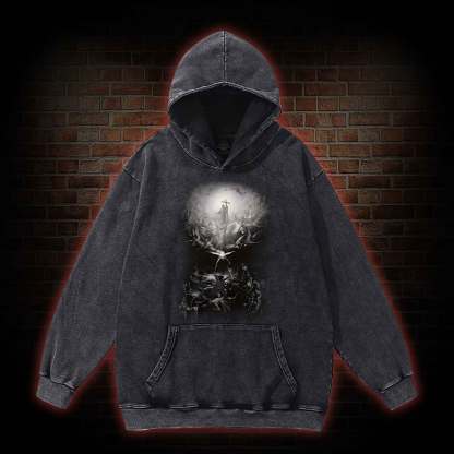 Dispel The Darkness Washed Hoodie