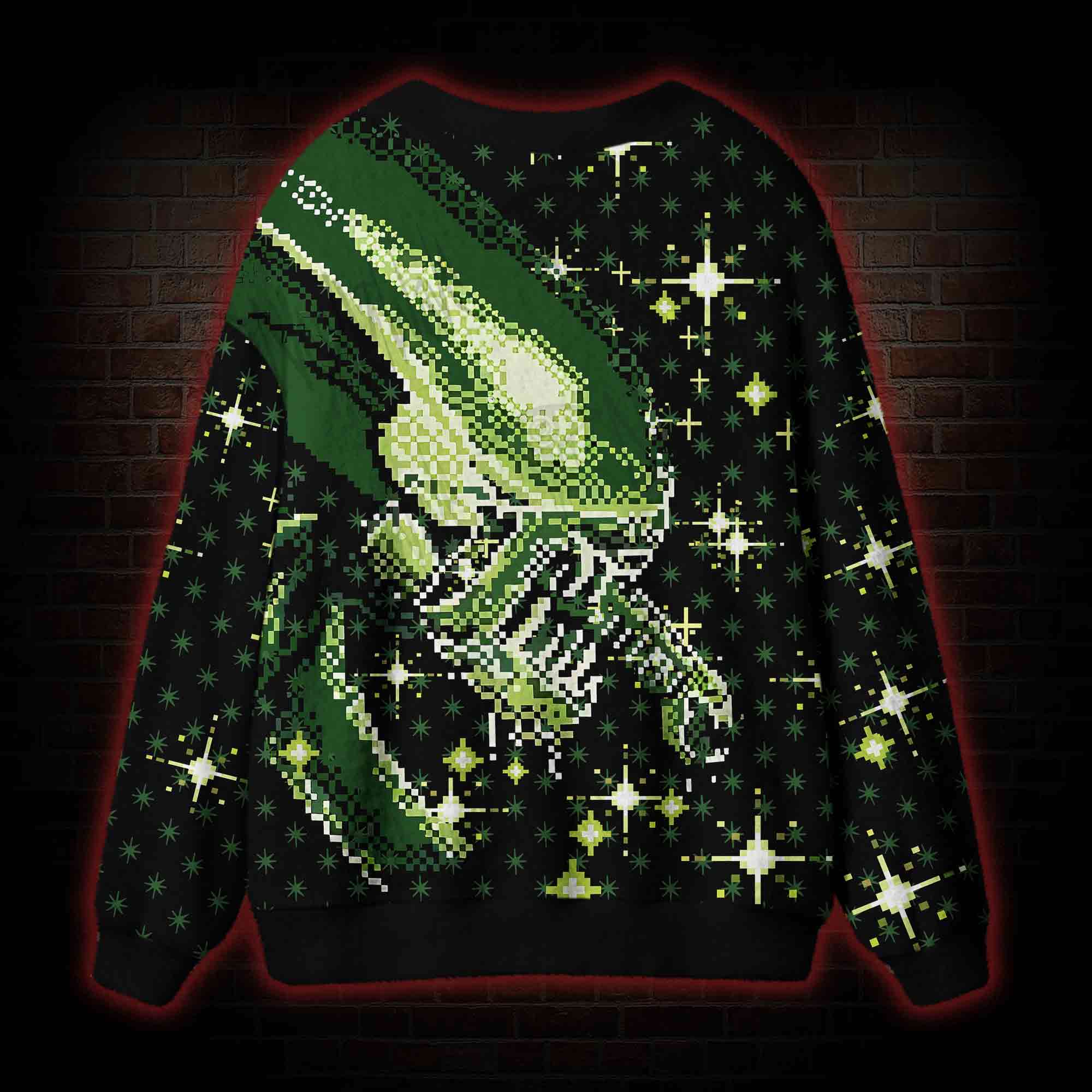 Alien in Space Cardigan Sweater