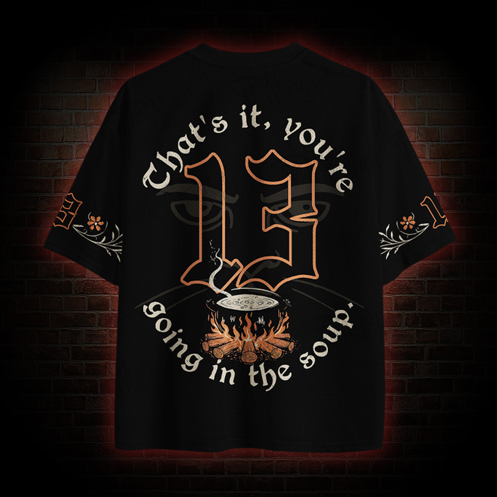 That's it You're Going in the Soup Cat Mesh Jersey