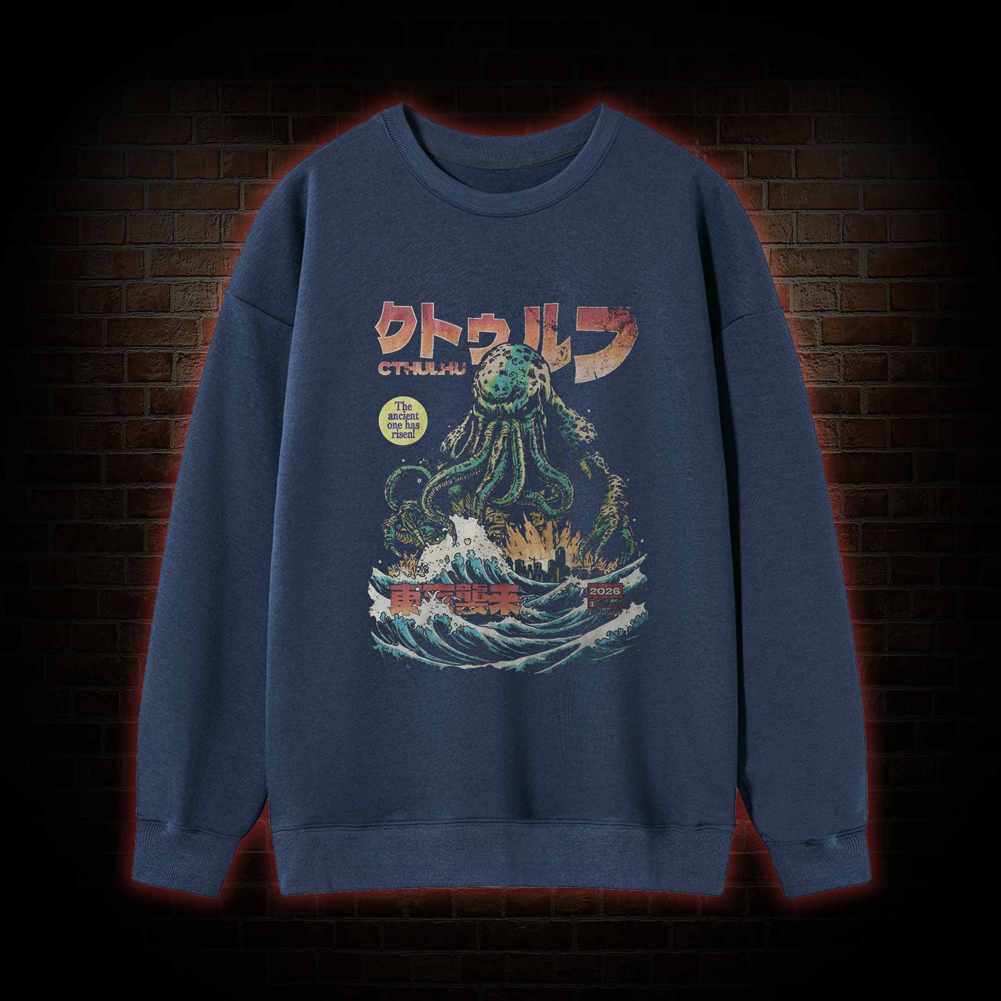 Cthulhu Tokyo Invasion Sweatshirt