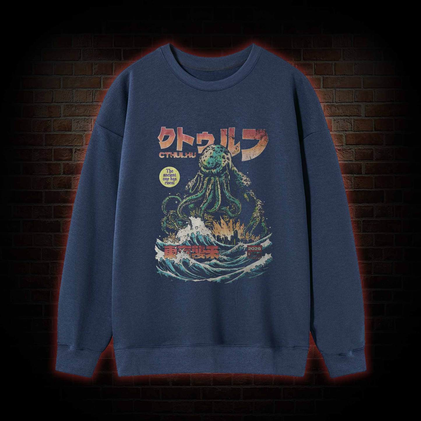 Cthulhu Tokyo Invasion Sweatshirt