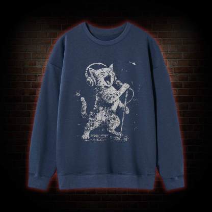 Rockstar Cat Sweatshirt