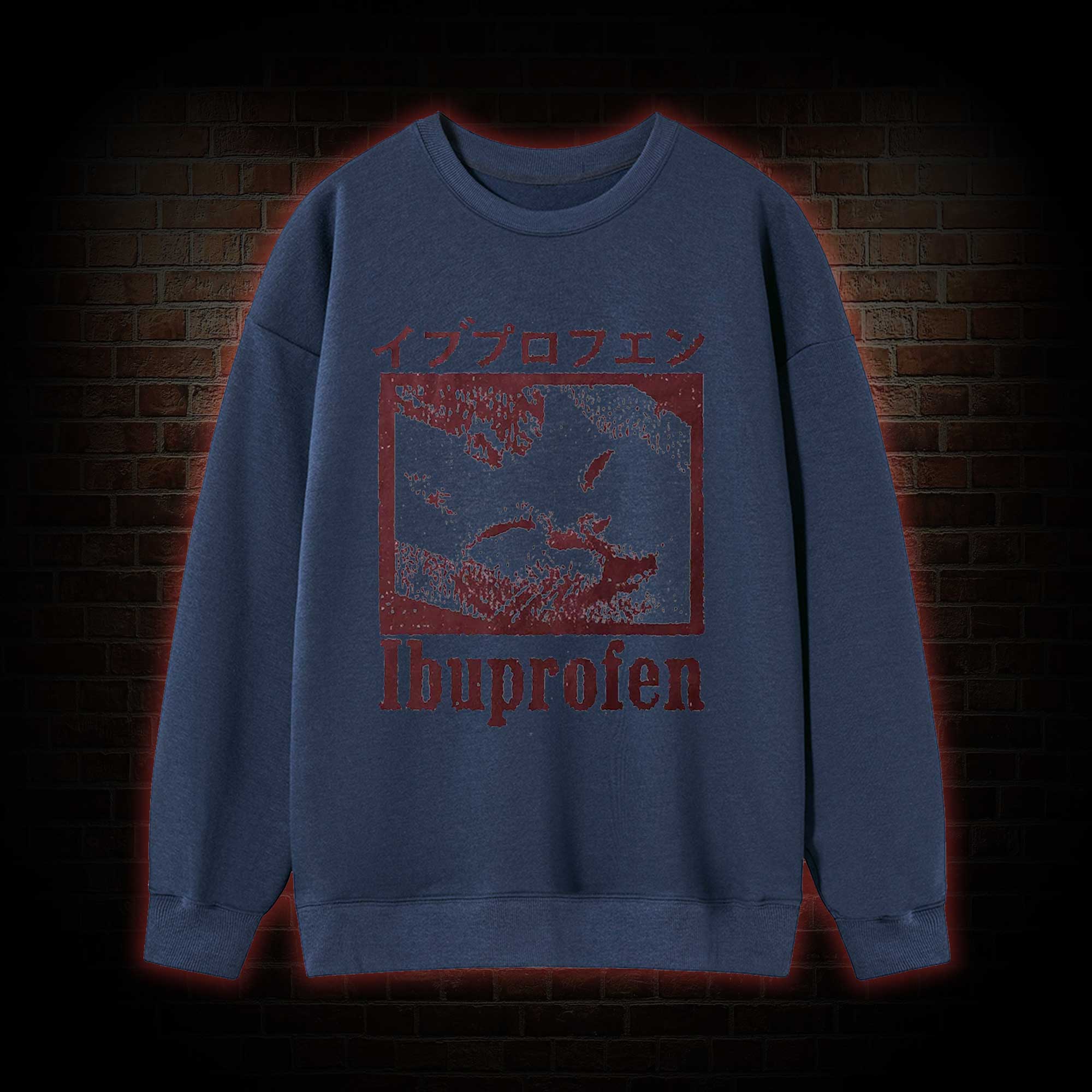 Ibuprofen Cat Meme Sweatshirt