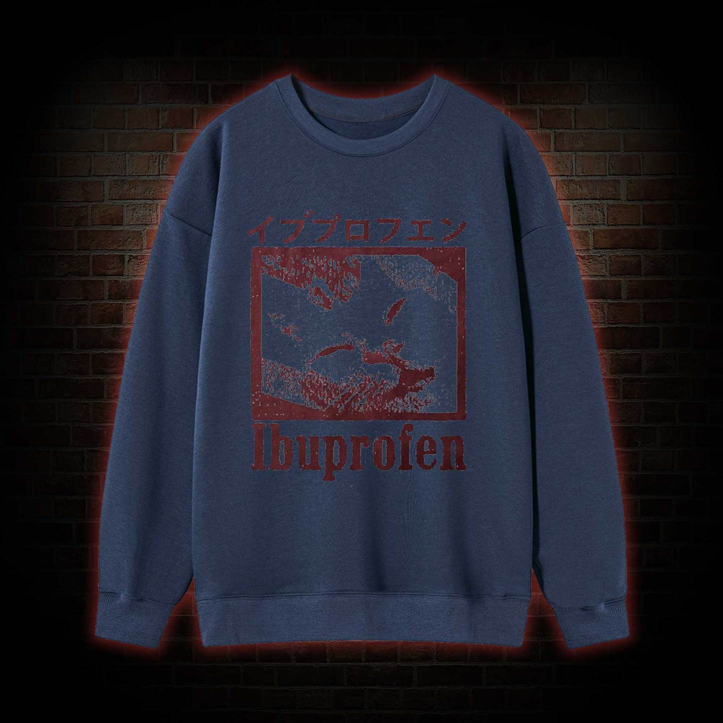Ibuprofen Cat Meme Sweatshirt