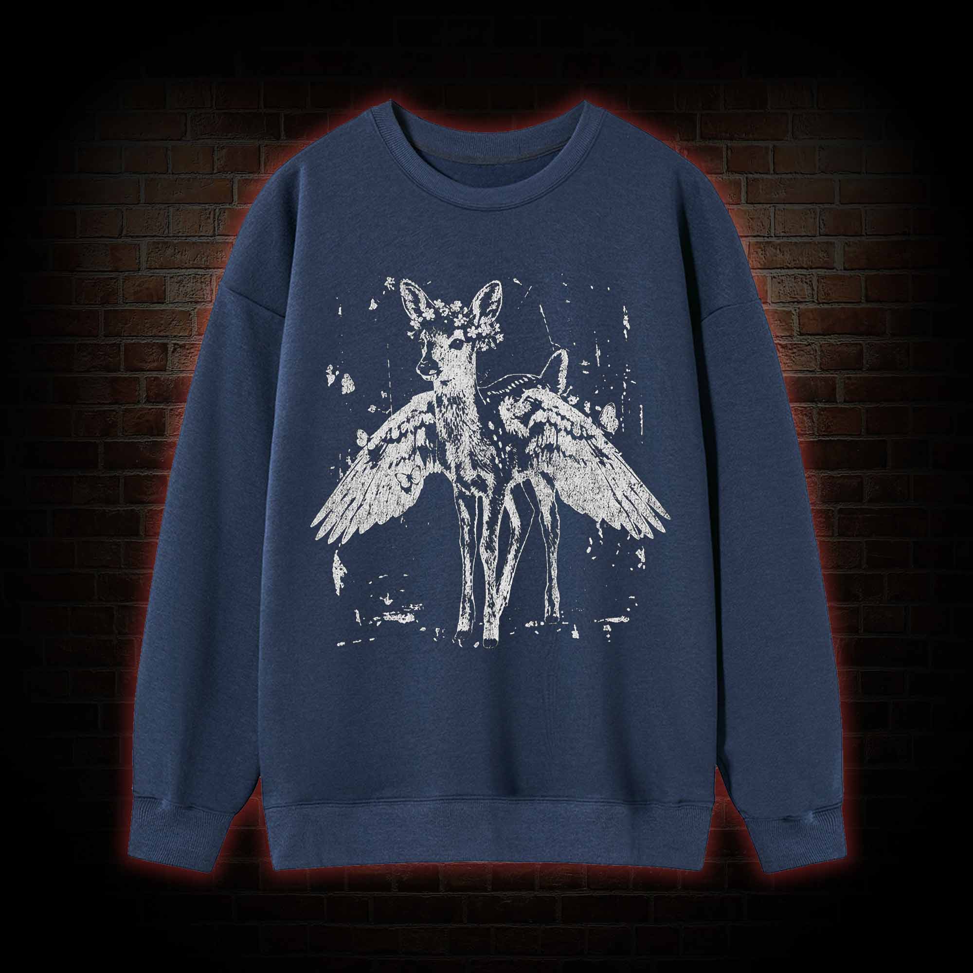Winged Fawn Sweatshirt