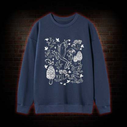 Frogs and Mushrooms Sweatshirt