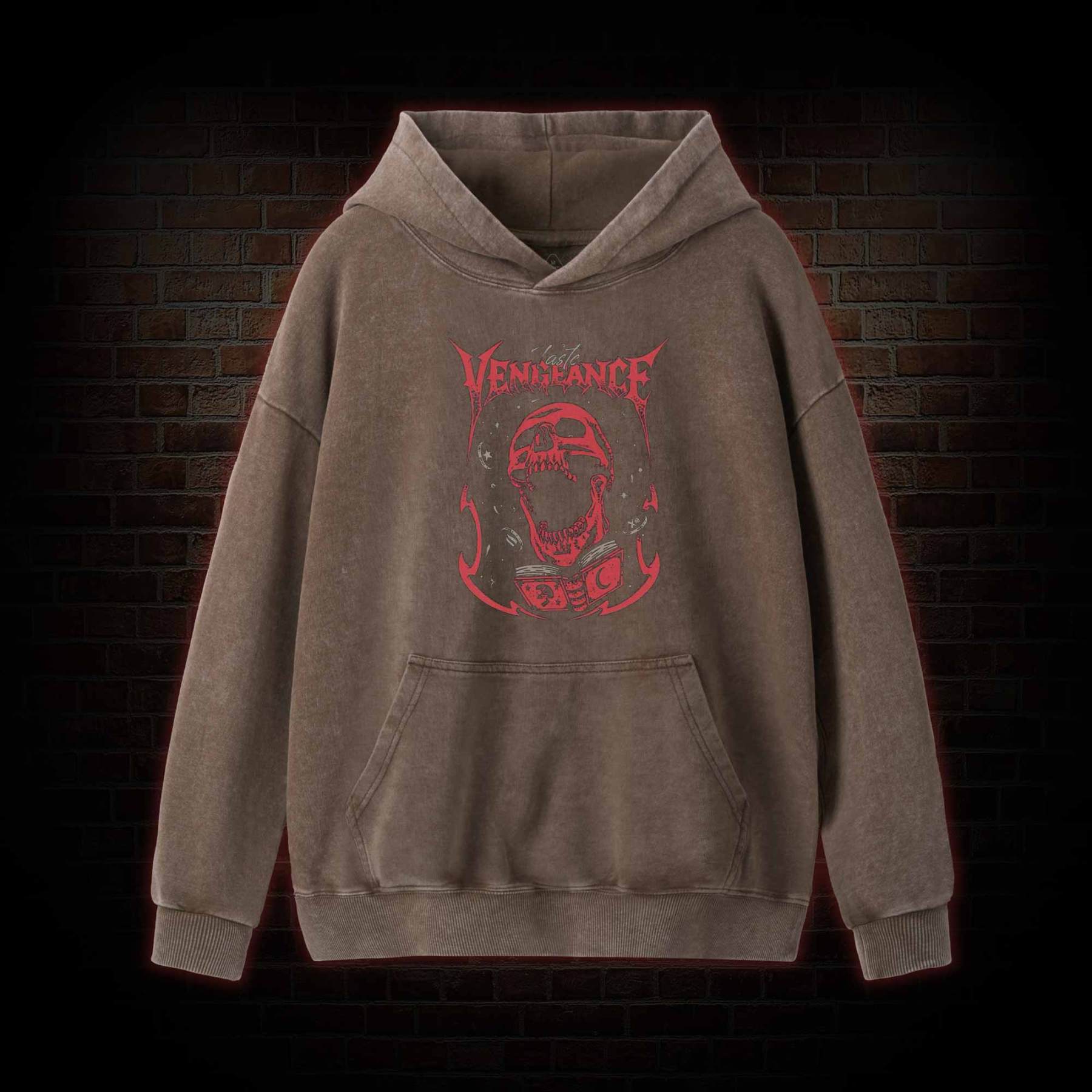 Taste Vengeance Washed Hoodie