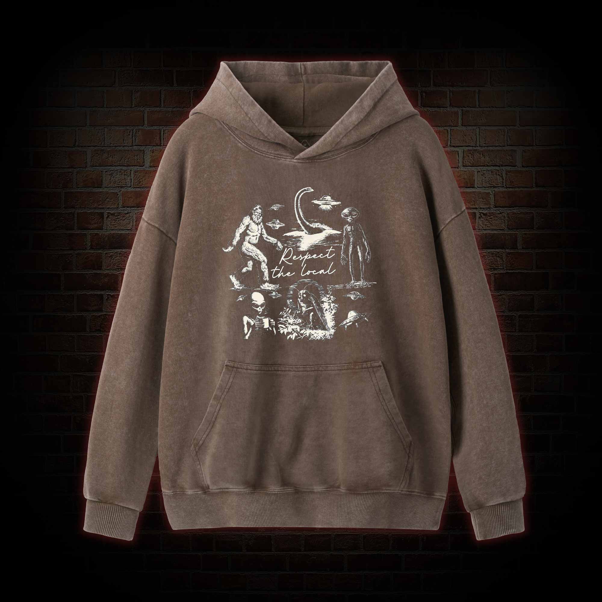Respect the Local Washed Hoodie