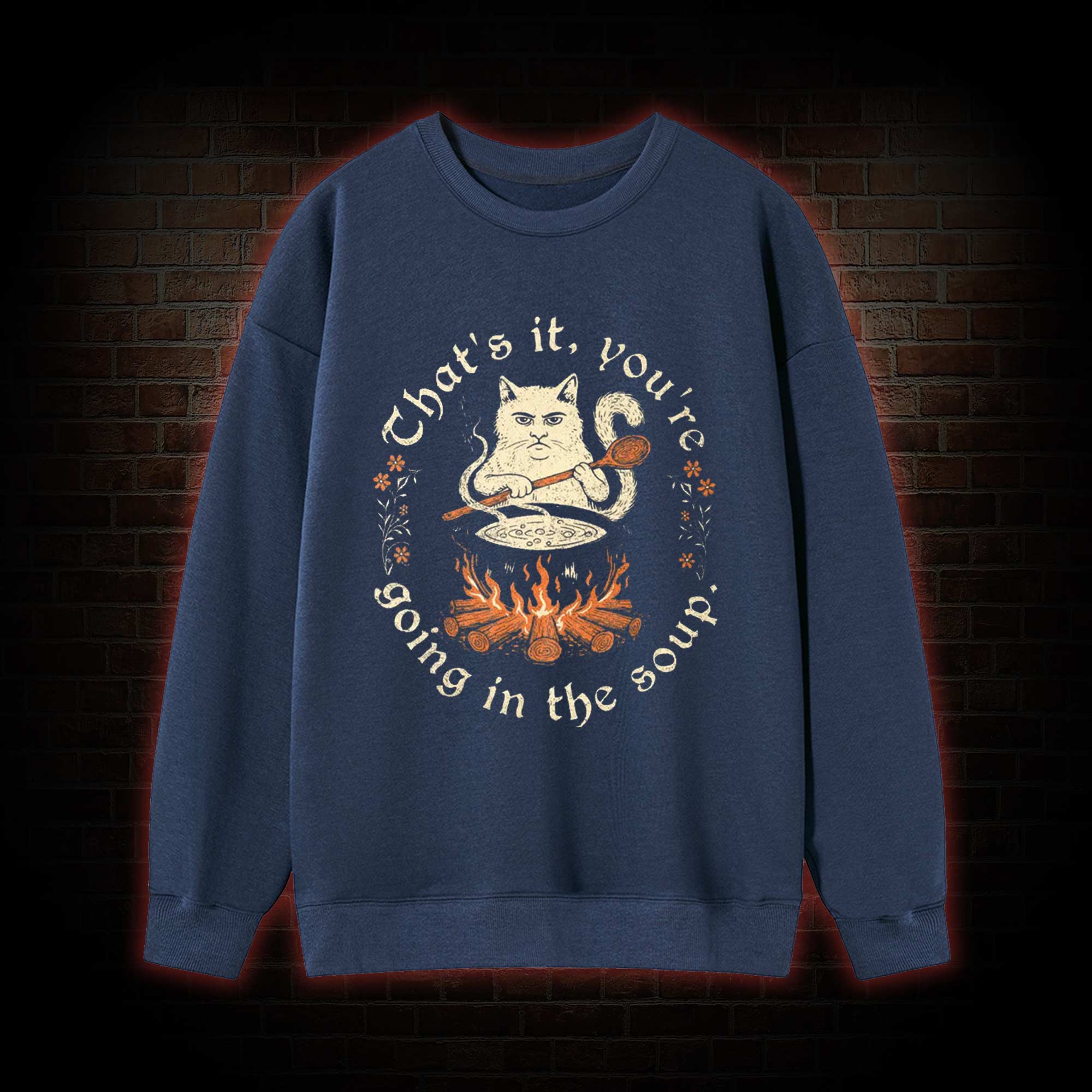 Weird Medieval Cat Sweatshirt
