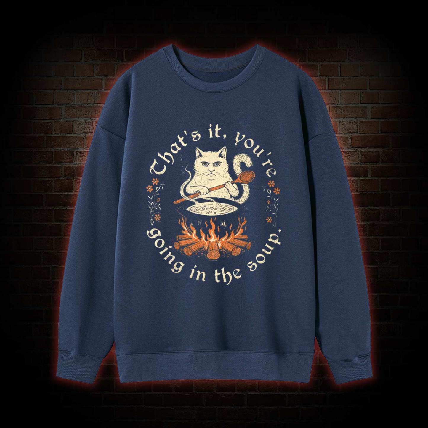 Weird Medieval Cat Sweatshirt