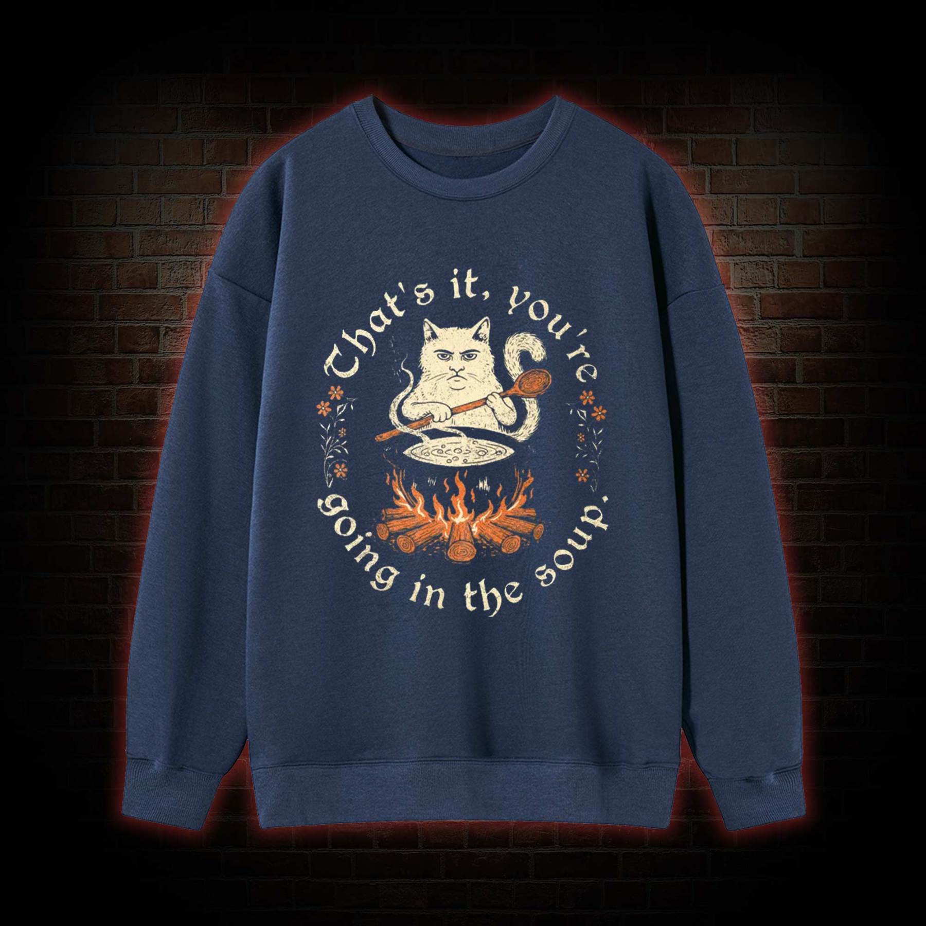 Weird Medieval Cat Sweatshirt