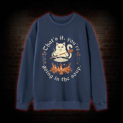 Weird Medieval Cat Sweatshirt