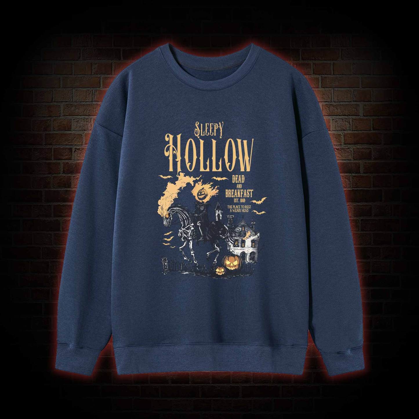 Comfort Colors Sleepy Hollow Halloween Sweatshirt