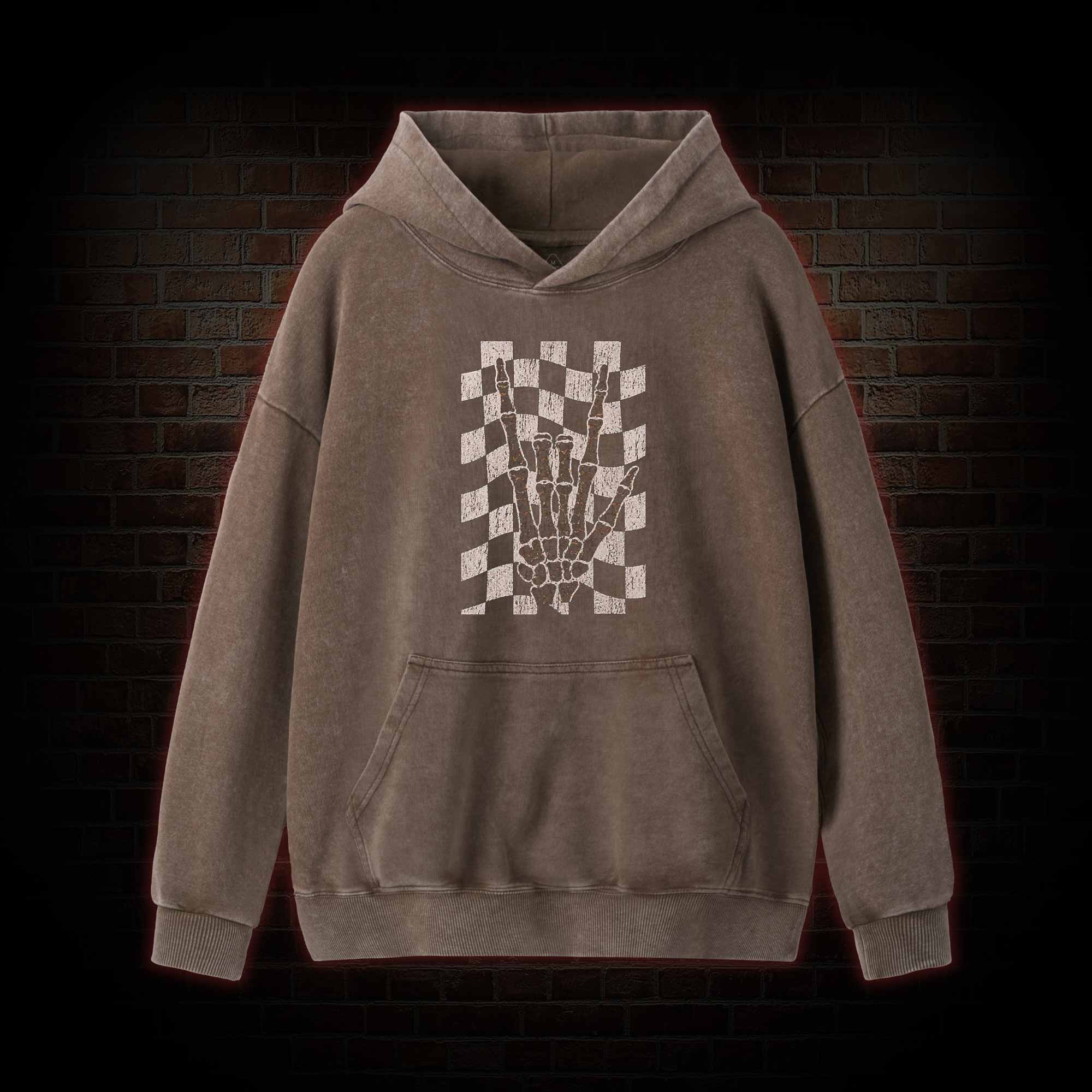 Skeleton Hand Washed Hoodie
