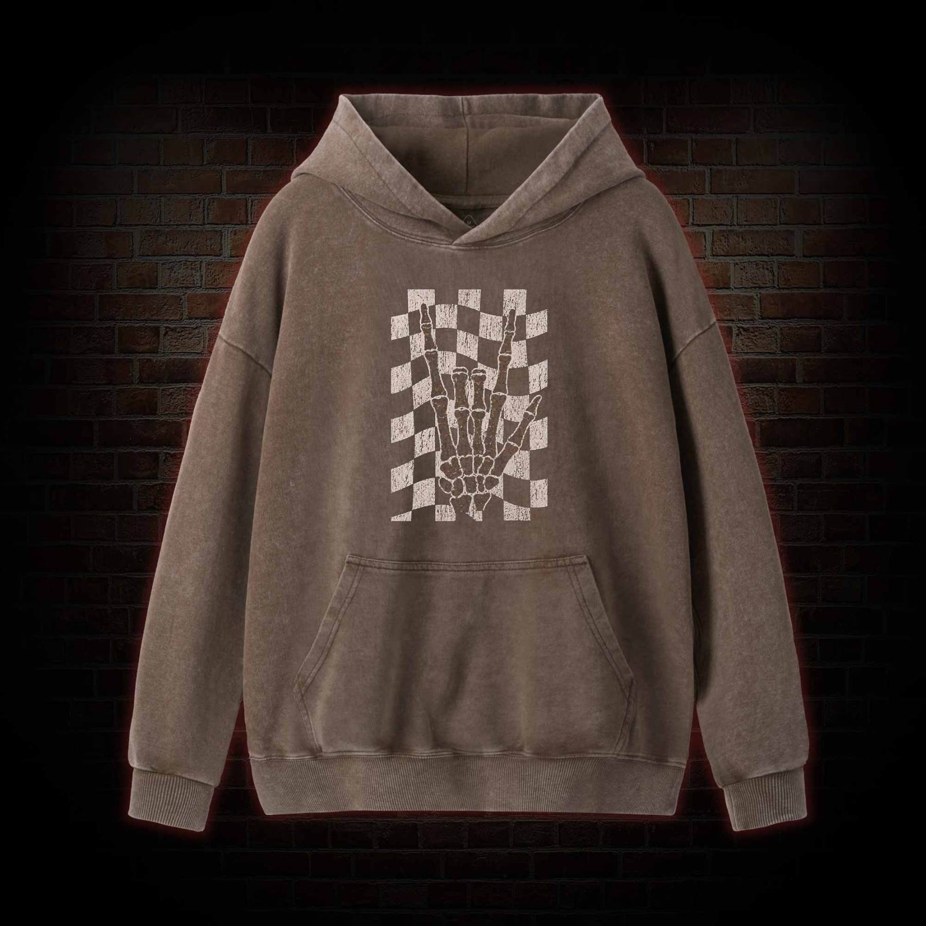 Skeleton Hand Washed Hoodie