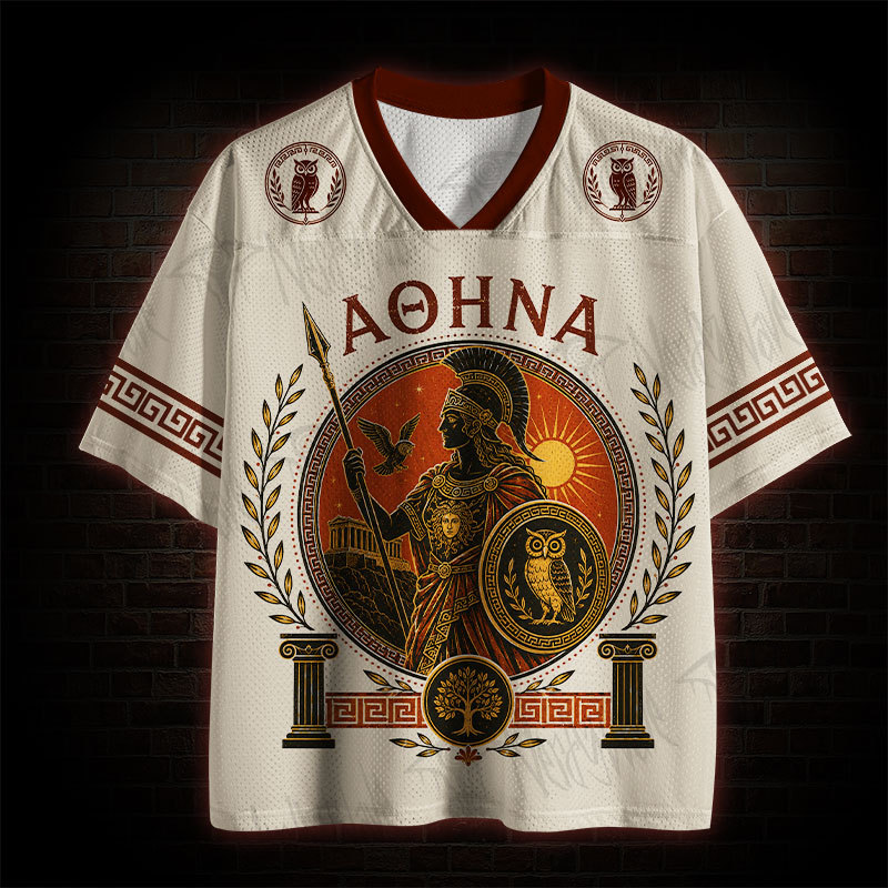 Athena Goddess of Wisdom Mesh Jersey
