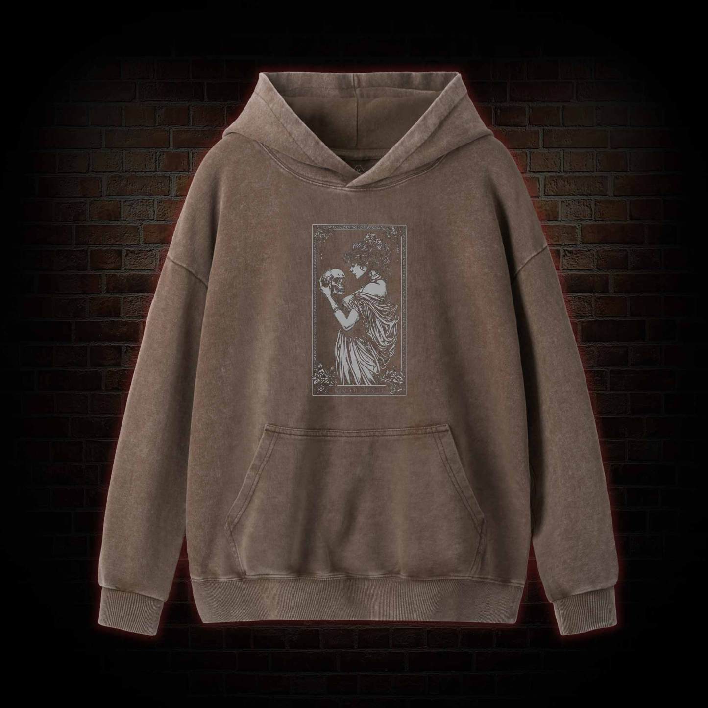 Kiss of Death Sweatshirt Washed Hoodie