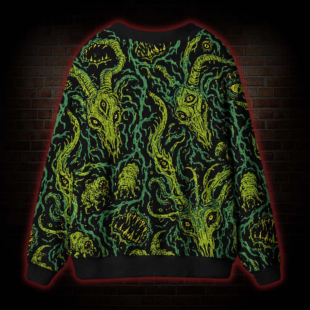 Cthulhu Awakens Occult Cardigan Sweater