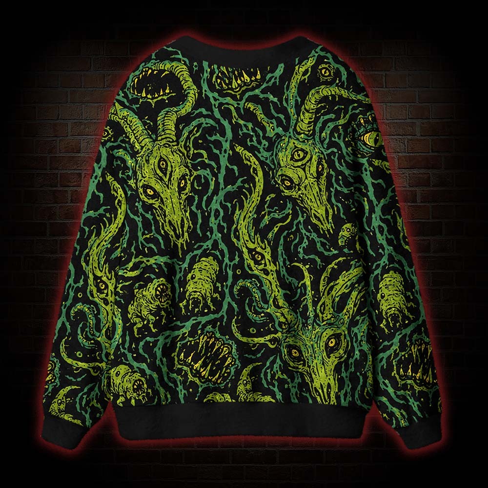 Cthulhu Awakens Occult Cardigan Sweater