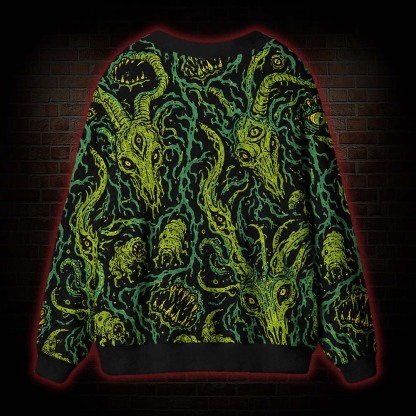 Cthulhu Awakens Occult Cardigan Sweater